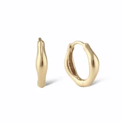 Jeberg Jewellery Balance Creoler sølvforgyldt -51860