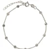 Jeberg Jewellery Beads Bracelet sølv  - 4575-16-S