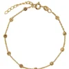 Jeberg Jewellery Gold Beads Bracelet - 4575-16-G
