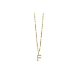Jeberg Jewellery I Am Me Bogstav sølvforgyldt - 42000