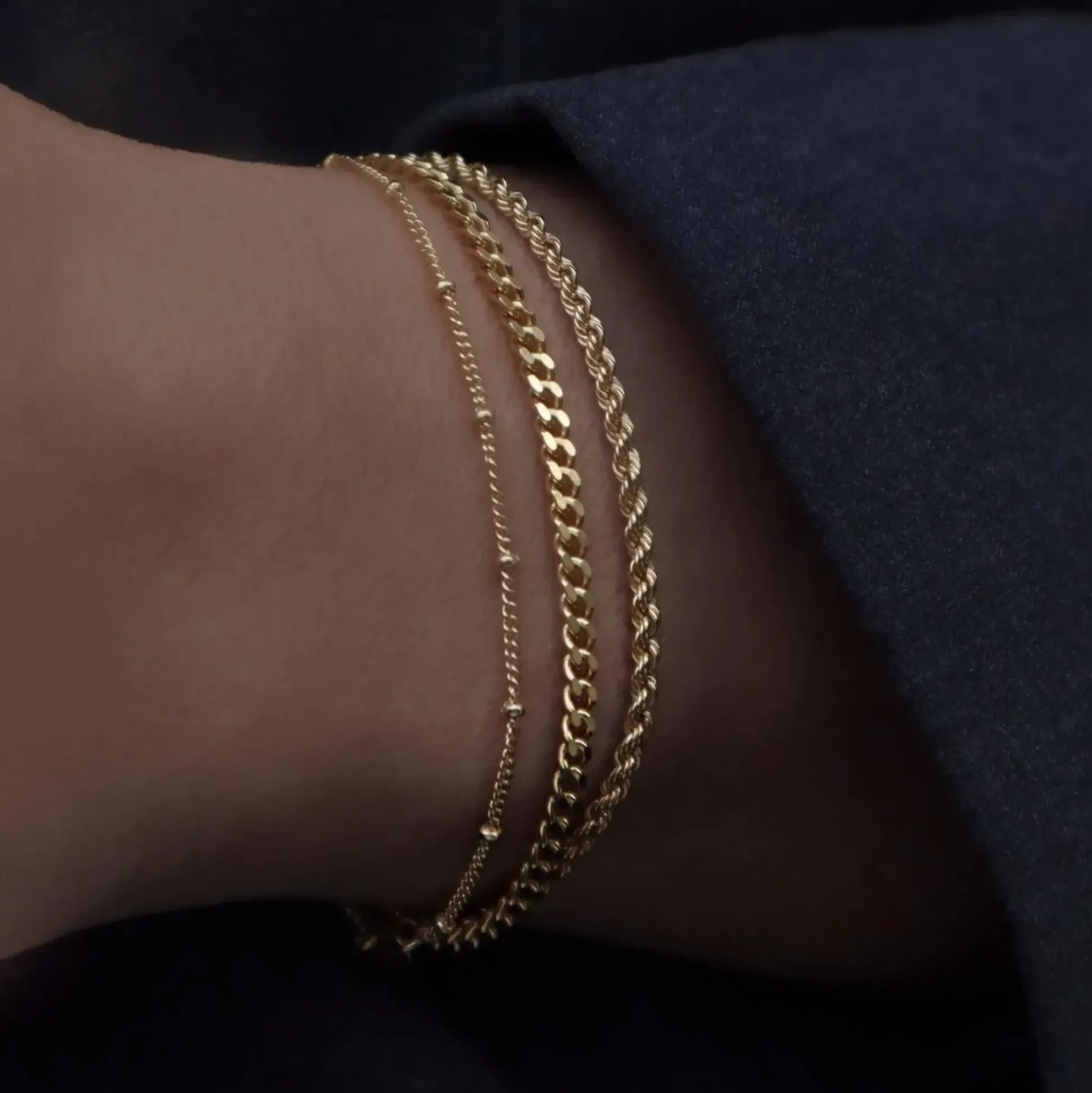 Jeberg Jewellery Nelly Armbånd I Forgyldt Sølv