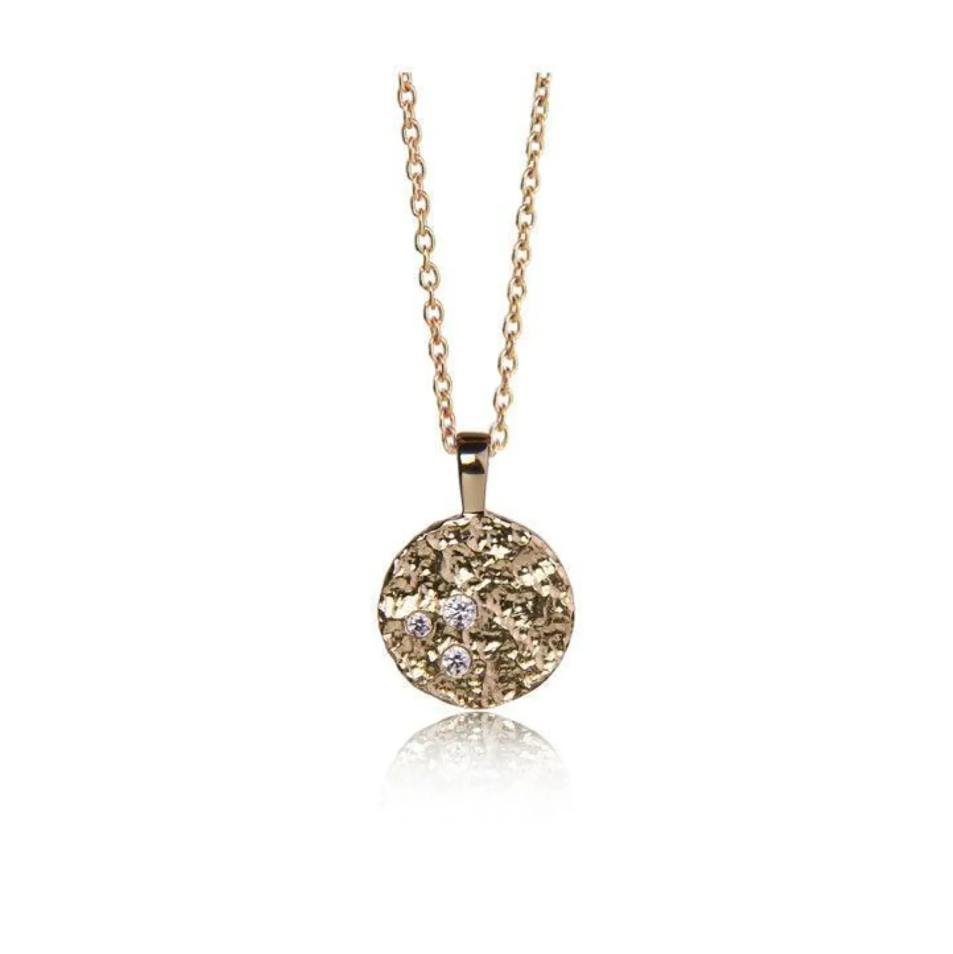 Jeberg Jewellery Piece of the Moon Halskæde - 4800-42-Gold