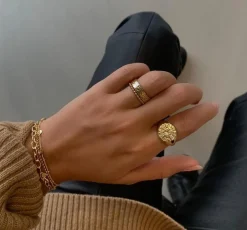 Jeberg Jewellery PIECE OF THE MOON Ring - 60580