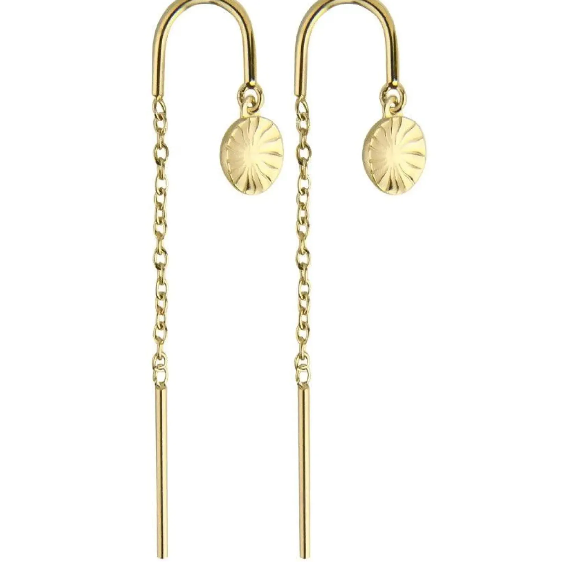 Jeberg Jewellery Ray Of Sunlight Chain Earring