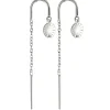 Jeberg Jewellery Ray Of Sunlight Chain Earring I Sølv