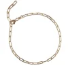 Jeberg Jewellery Sophia Sølv Forgyldt Ankelkæde - 4550-G