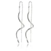 Jeberg Jewellery TWIRL Kæde Øringe - 5647