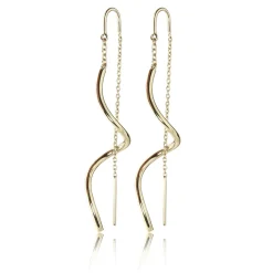 Jeberg Jewellery TWIRL Ørering Forgyldt - 5645