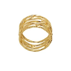 Maanesten Alora Forgyldt Ring