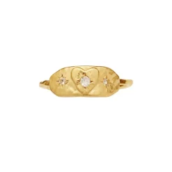 Maanesten Amarit Forgyldt Ring