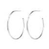 Maanesten Echo Extra Grande Sølv Hoops 52mm