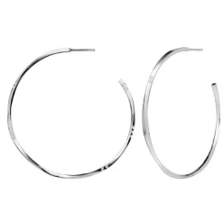 Maanesten Echo Extra Grande Sølv Hoops 52mm