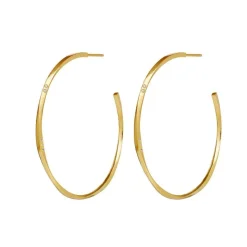 Maanesten Echo Extra Grande Forgyldte Hoops 52mm