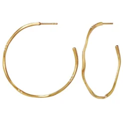 Maanesten Echo Grande Hoops 43mm Forgyldt - 9863A