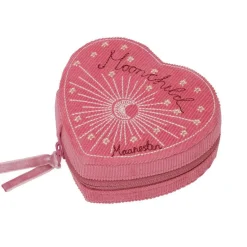 Maanesten Heart Jewelry Box Pink - Smykkerskrin