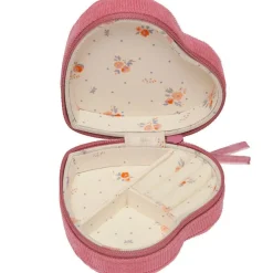 Maanesten Heart Jewelry Box Pink - Smykkerskrin