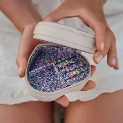 Maanesten Heart Jewelry Box Sand - Smykkerskrin