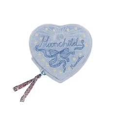 Maanesten Heart Jewelry Box Sky Blue - Smykkerskrin