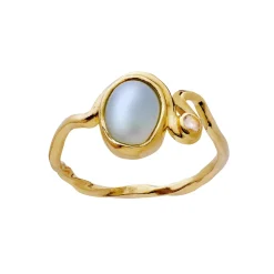 Maanesten Lorelei Ring Forgyldt