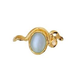 Maanesten Lorelei Ring Forgyldt