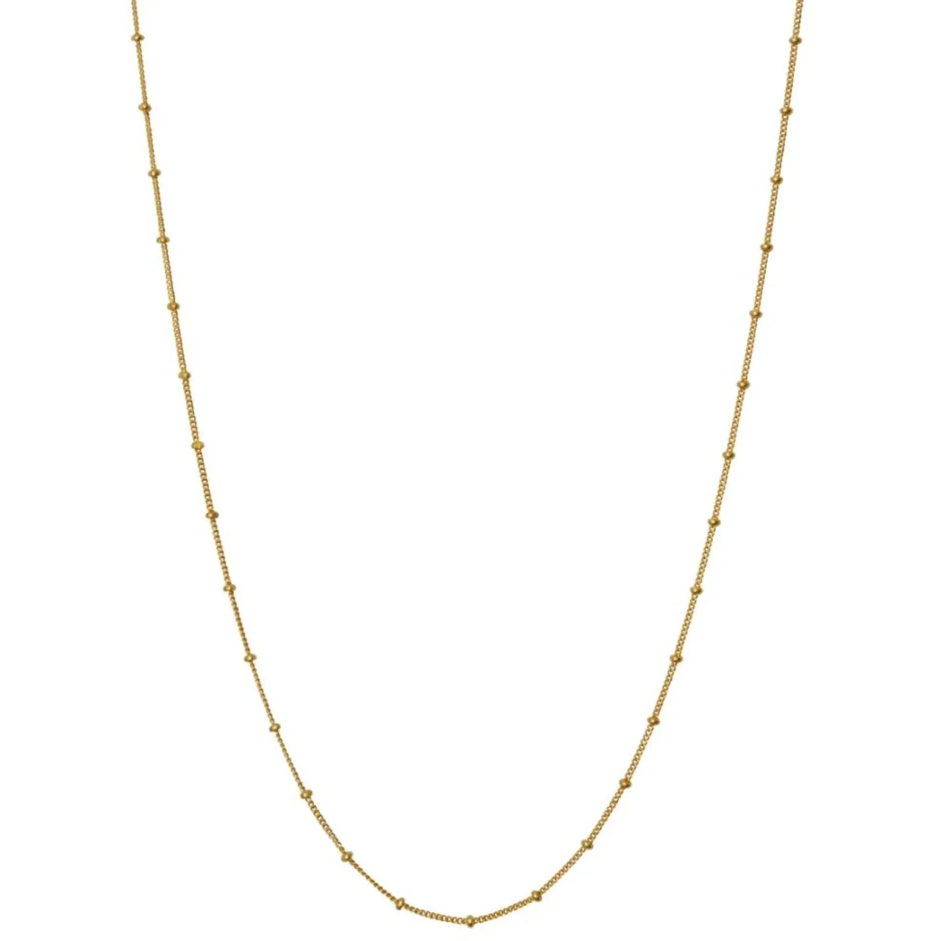 Maanesten Nala Choker Halskæde Forgyldt - 2506A