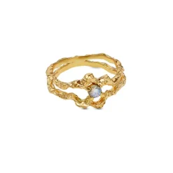 Maanesten Shelly Ring 18kt Forgyldt Sølv - 4738A