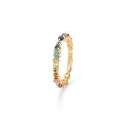 Mads Z 14 kt. Circus Ring Med Ædelstene