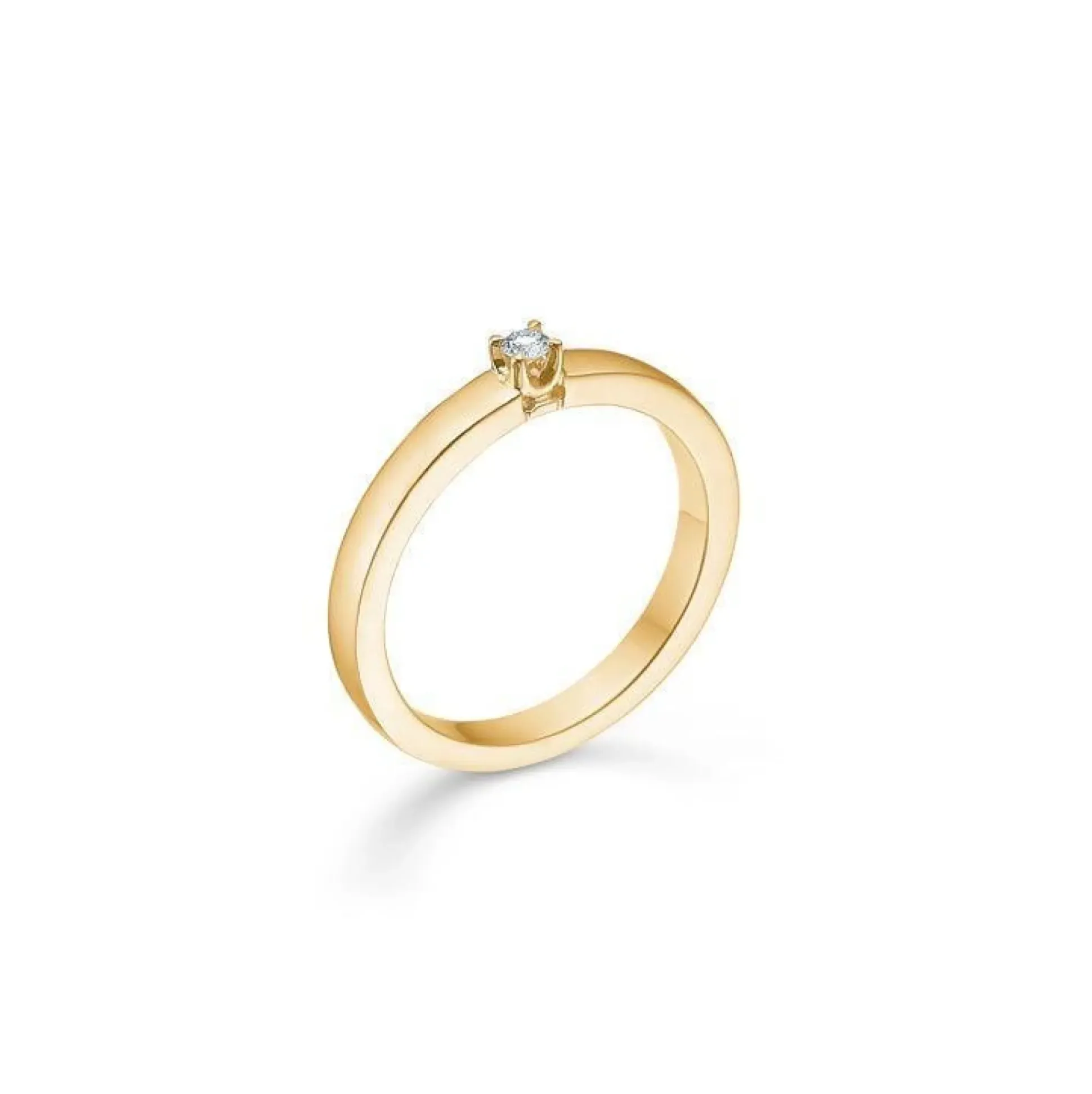 Mads Z 14 kt. Crown Alliancering Diamant 0,04 ct.