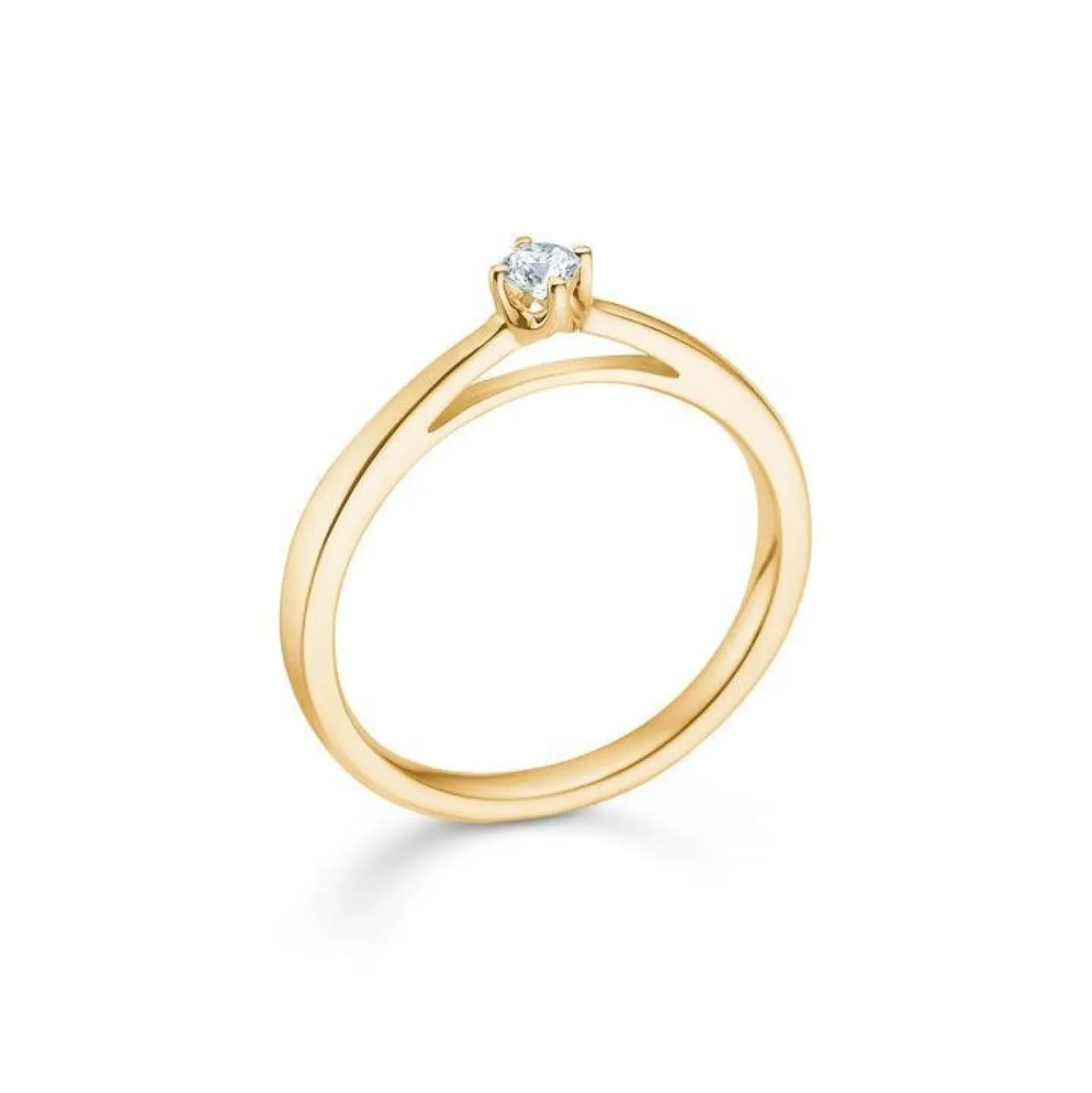 Mads Z 14 kt. Crown Diamant Ring 0.09 ct.