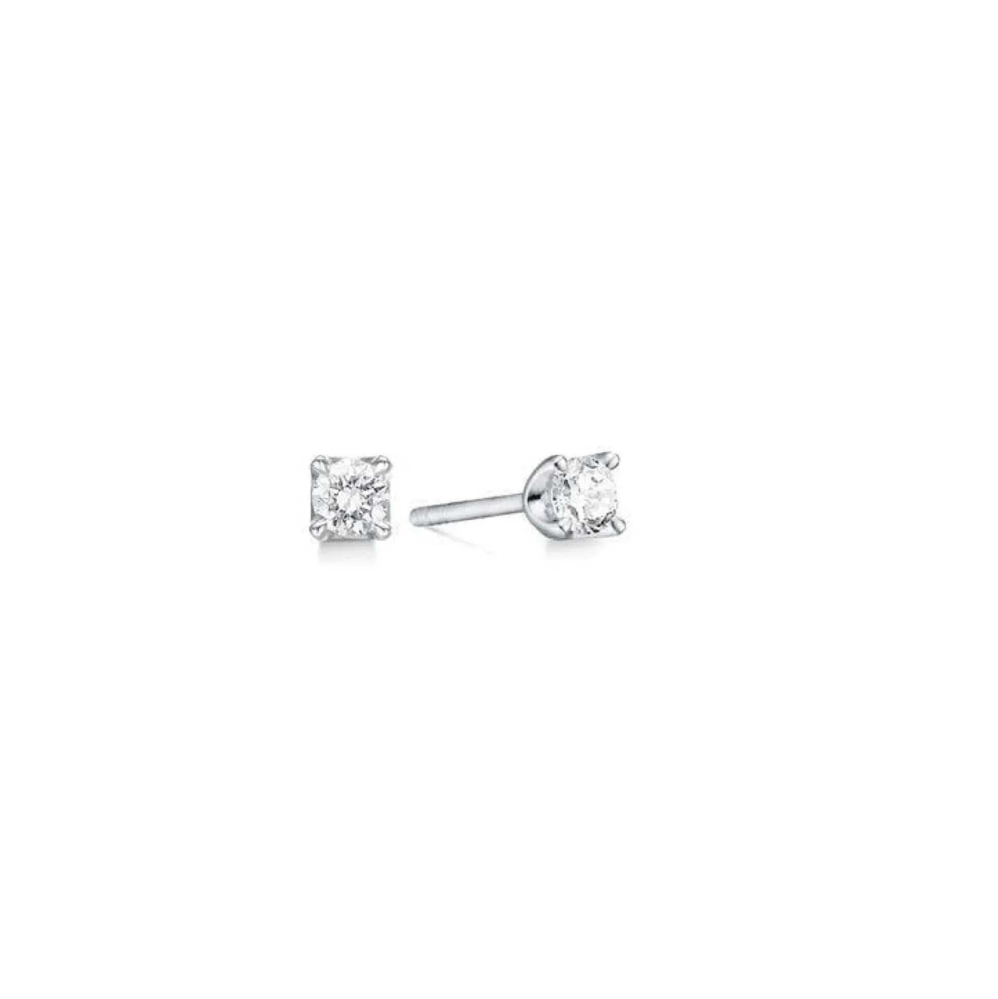 Mads Z 14 kt. Crown Diamant Øreringe 0.30 ct. Hvidguld