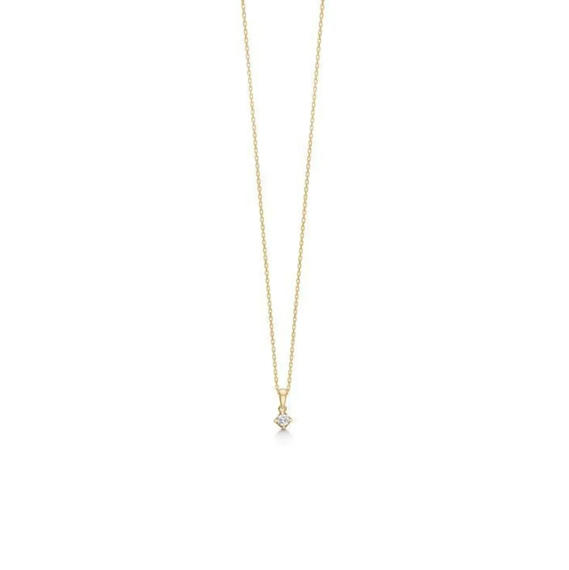 Mads Z 14 kt. Crown Diamant Vedhæng 0.09 ct.