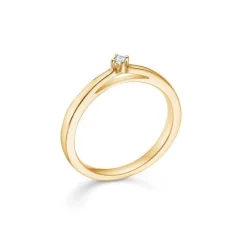 Mads Z 14 kt. Crown Ring Diamant 0.04 ct.