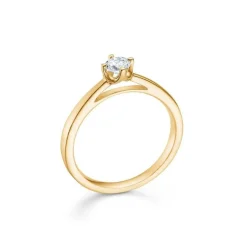 Mads Z 14 kt. Crown Ring Diamant 0.24 ct.