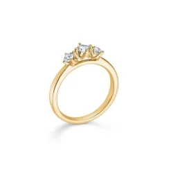 Mads Z 14 kt. Crown TrinityDiamant Ring 0.34 ct.