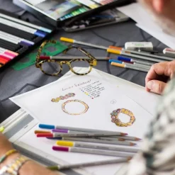 Mads Z 14 kt. Luxury Rainbow ring med ægte sten