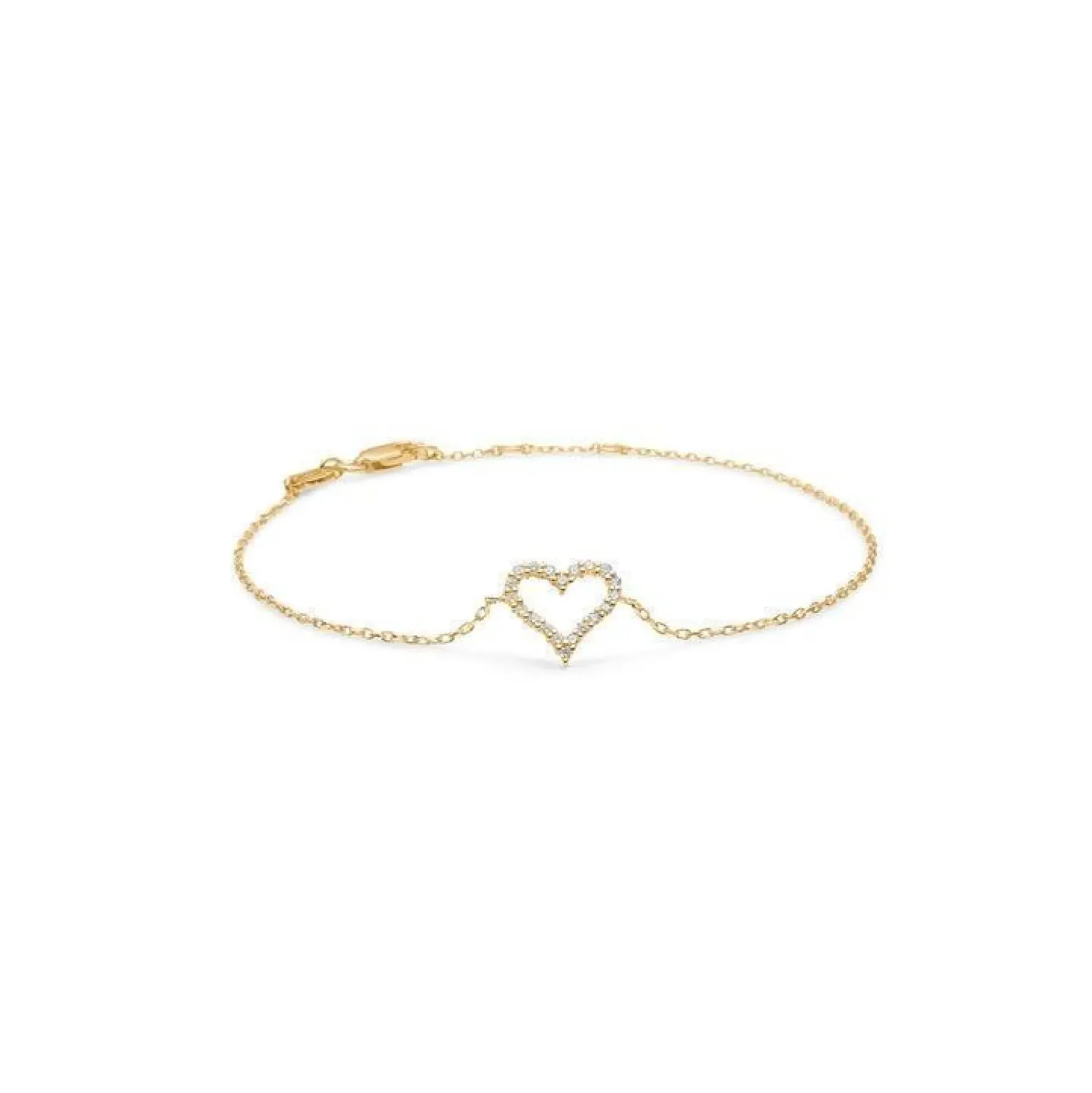 Mads Z 14 kt. Tender Heart Armbånd 0.12 ct.
