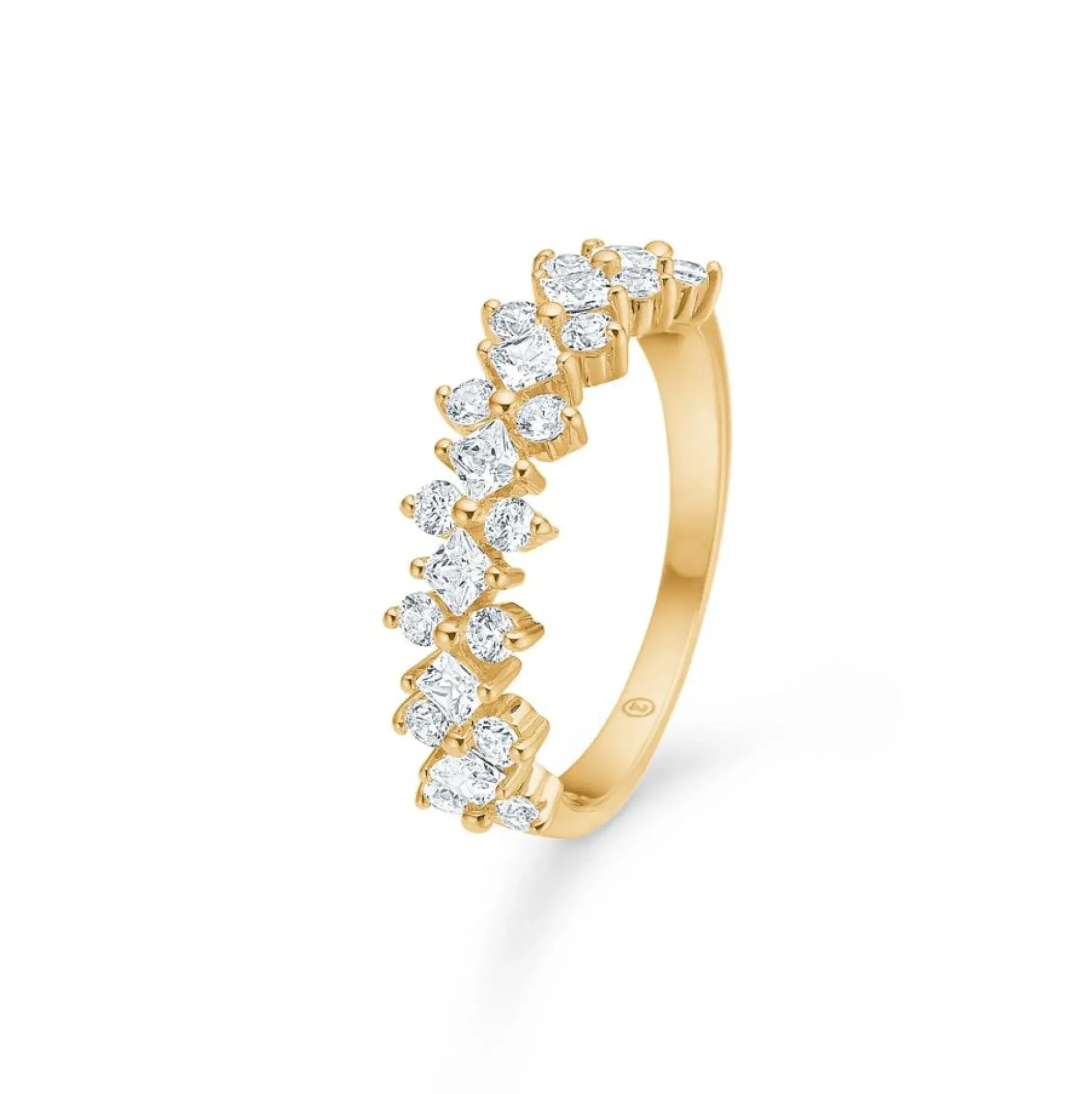 Mads Z 8kt Cassiopeia Ring Zirkonia
