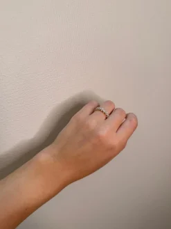 Mads Z 8kt Cassiopeia Ring Zirkonia