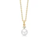Mads Z 14kt Crown Pearl Vedhæng 0.04ct W.Si