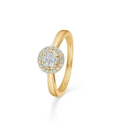 Mads Z 14kt Eleanor Ring med Brillanter