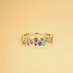 Mads Z 14kt Luxury Rainbow Petite Ring