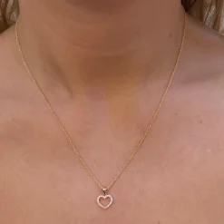 Mads Z 8kt Rhianna Vedhæng - Hjertemotiv 10mm