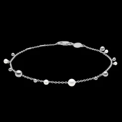 Mads Z Sølv Bubbles N'Pearls Sølv Armbånd