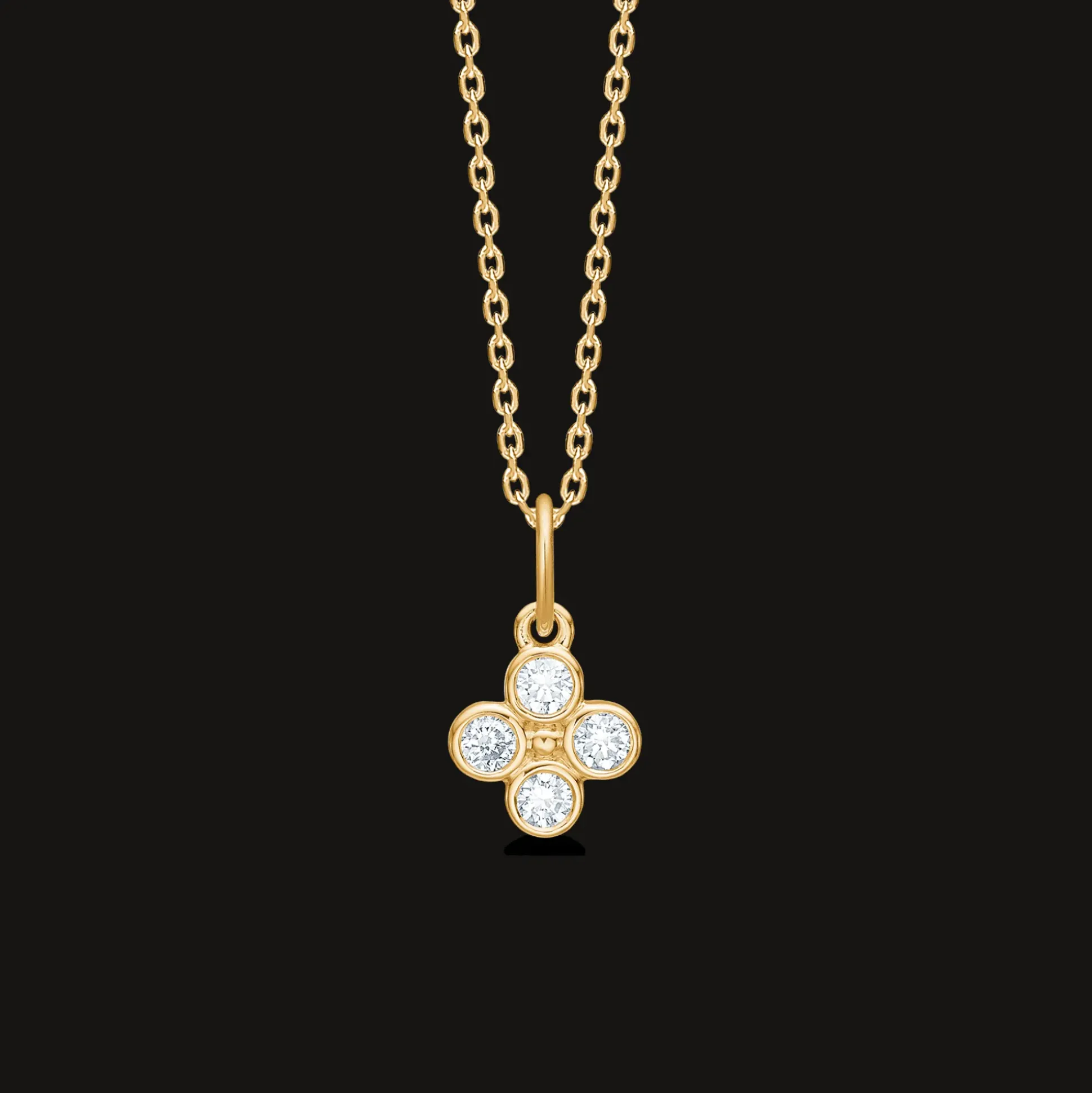 Mads Z Sophias Bloom 14kt Guld Vedhæng 0.20ct W.si