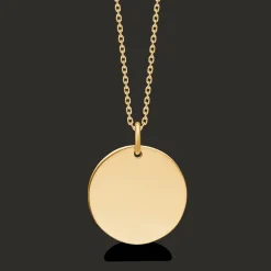 Mads Z Token 17mm Vedhæng i 8 Karat Guld