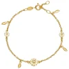 Marguerit Forguldt Armbånd m. blade - 9015056-M