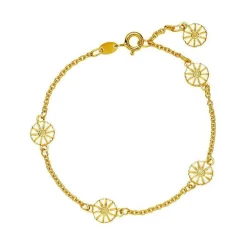 Marguerit Forgyldt Armbånd - 90107018-5-M