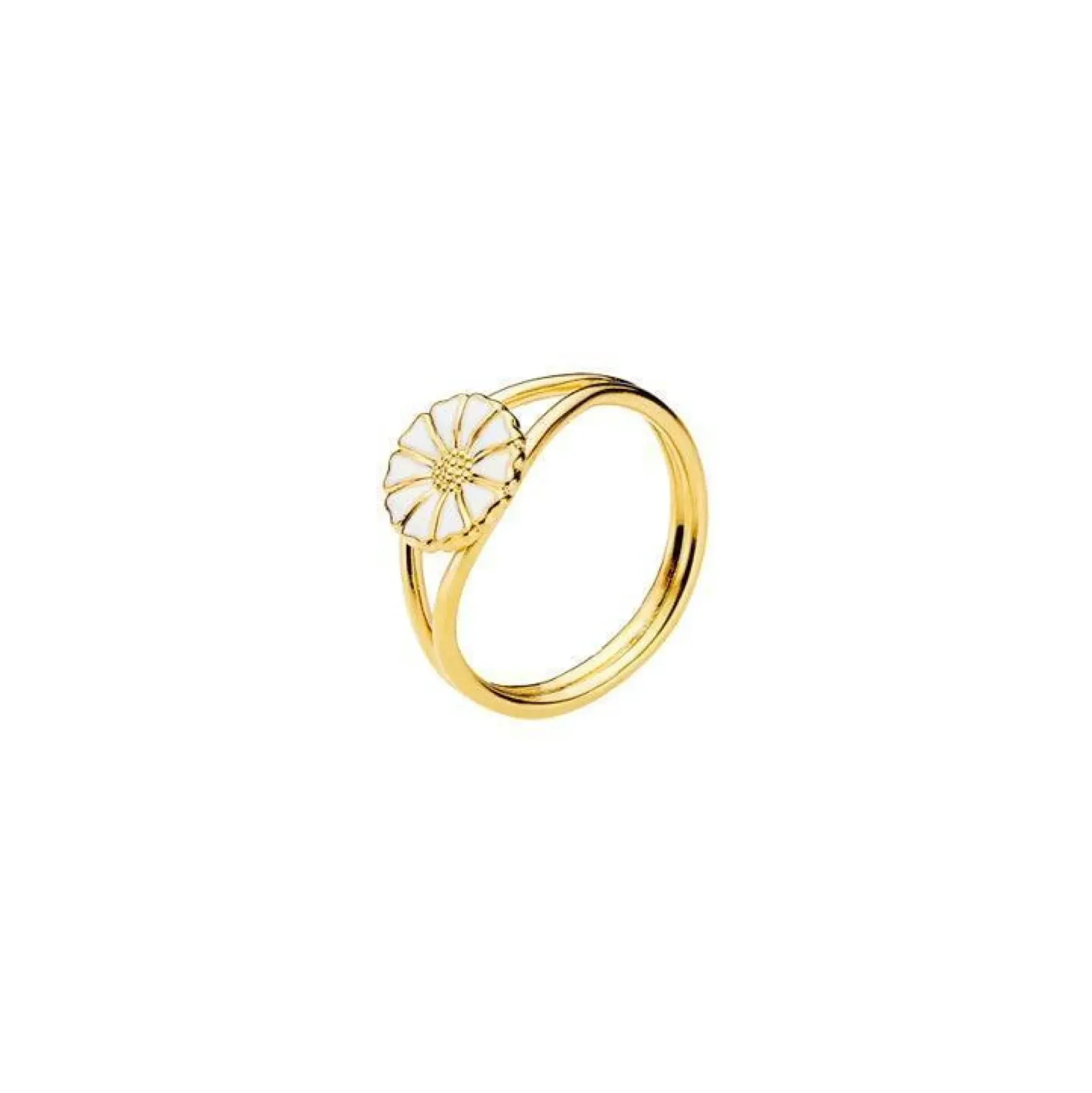 Marguerit Forgyldt Guld Ring 9 mm - 907009-M