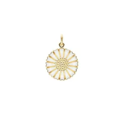 Marguerit Forgyldt Guld Vedhæng 18mm - 908018-M