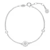 Marguerit Sølv Armbånd m. perler - 9015039-33-H